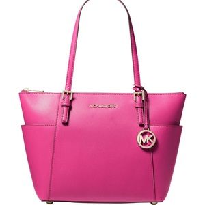 Michael Kors Jet Set East West Top Zip Tote - Pink